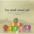 50 ml de color chino té pequeño lata de té